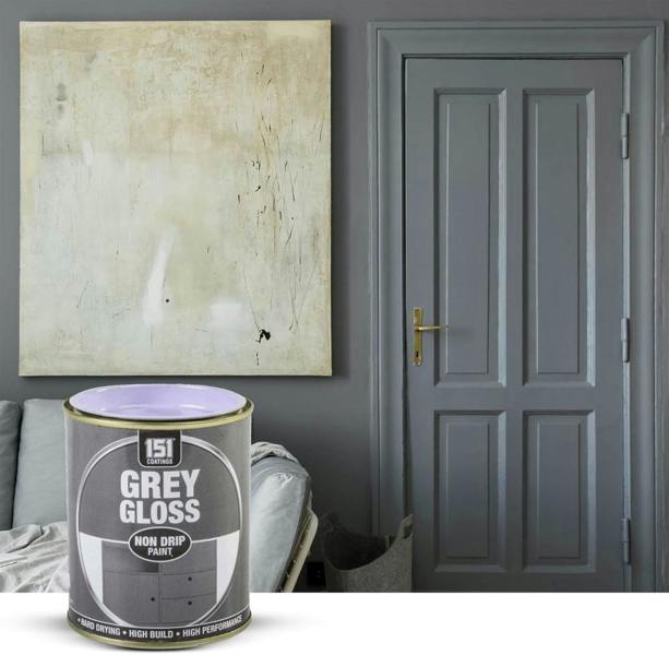 151 5X Grey Gloss Non-Drip Paint 300ml