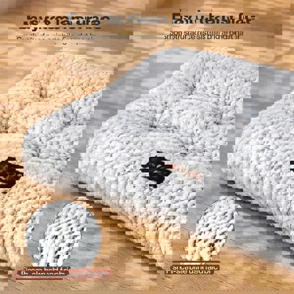 Skylos Pet Bed Luxury Dog Crate Cushion Mattress Plush Soft for Puppy Small Dogs