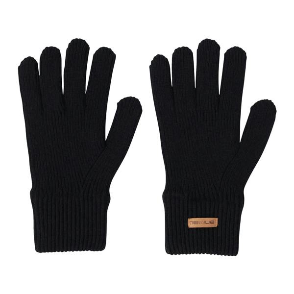 Animal Unisex Adult Rowan Knitted Gloves - Black - 