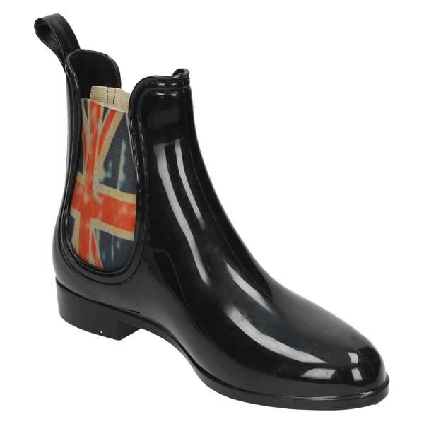 Spot On Ladies Spot On British Flag Gusset Boots