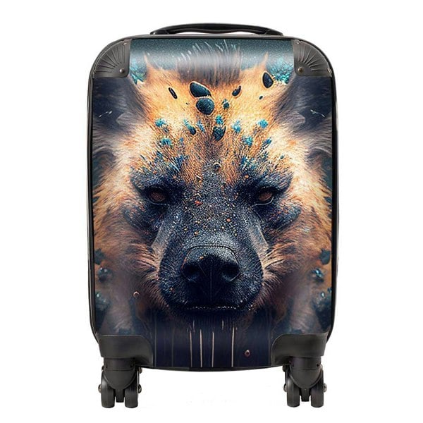 Warren Reed Hyena Face Splashart Dark Background Suitcase