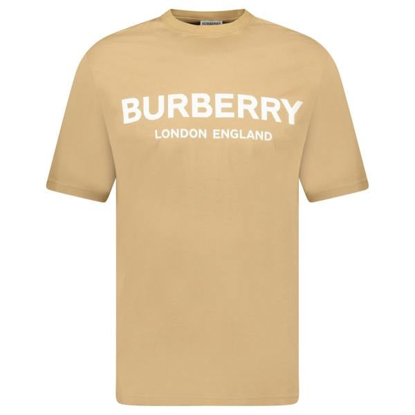 Burberry 'Ellison' Logo Print T-Shirt Beige - chancefashionco