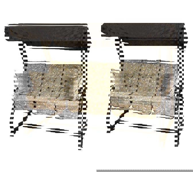 Pendulum 3 Seater Garden Hammock Swing with Cushions - Convertible Bed Country Teal 190(L) x 160 (W) The Garden Furniture Shop