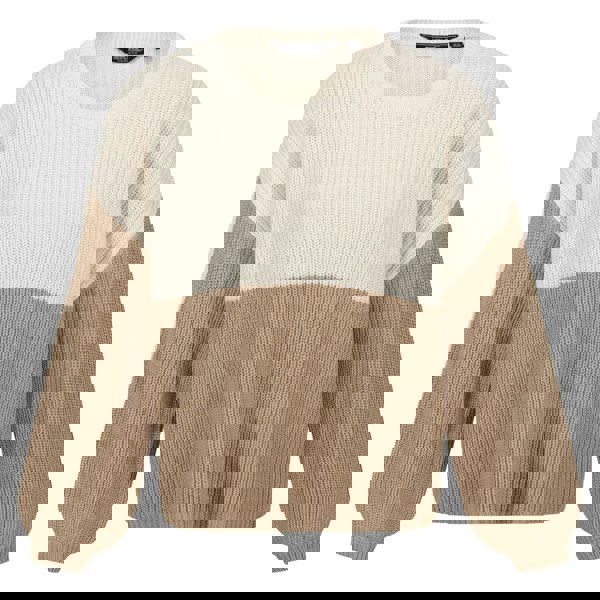 Regatta Womens/Ladies Kamaria Knitted Jumper - Light Vanilla/Barleycorn