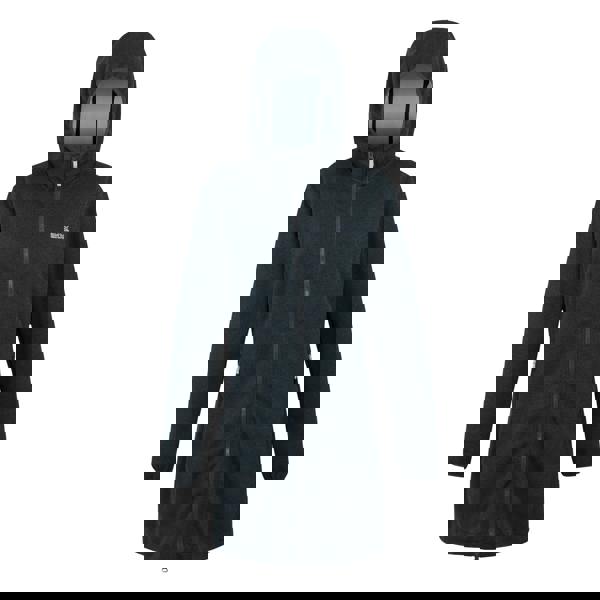 Regatta Womens Bloomfield Marl Longline Fleece Jacket - Seal Grey/Lilac Hint