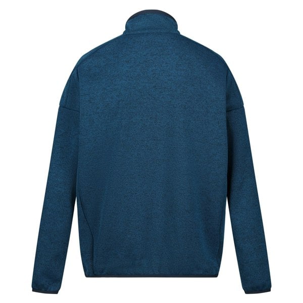 Regatta Mens Kassam Marl Full Zip Fleece Jacket - Moroccan Blue/Navy Marl