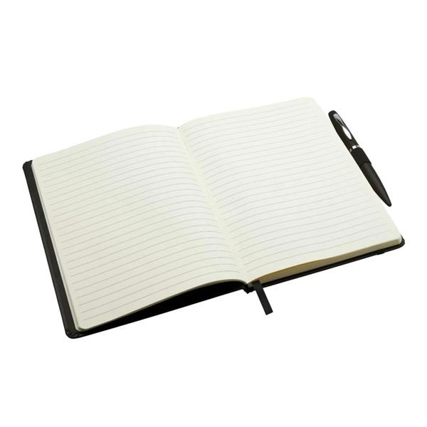 MidOcean Notaplus A5 Notebook & Pen - Black - 