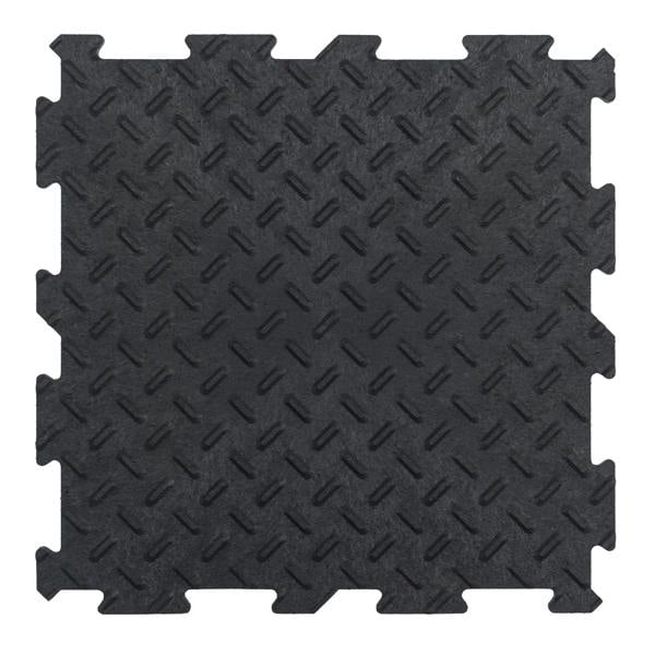 Nicoman Alpha Tile Interlocking Recycled Rubber Floor Tile 30cm x 30cm