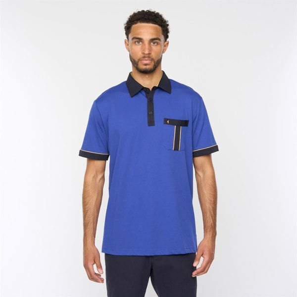 Gabicci G52X10 Mens Short Sleeve Plated Jersey Polo Shirt Gabicci Classic - THAMES