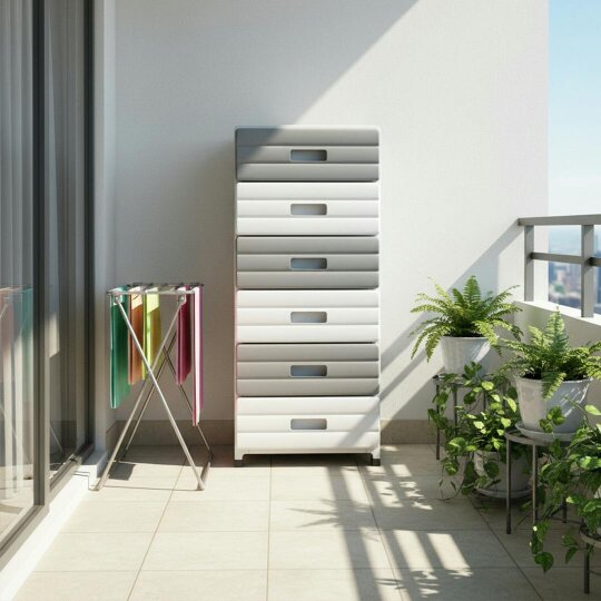 Havendro 5/6 Drawer Plastic Storage Organizer, for Clothes Books Bedroom, Easy Assemble