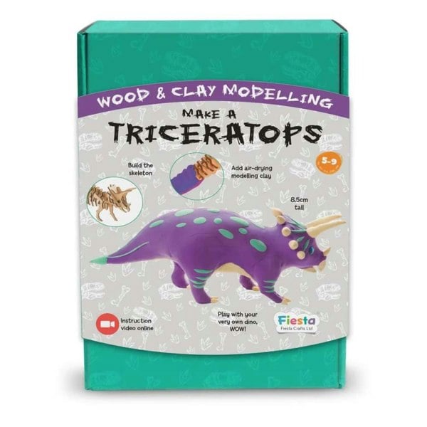 Fiesta Crafts Make A Dinosaur Triceratops