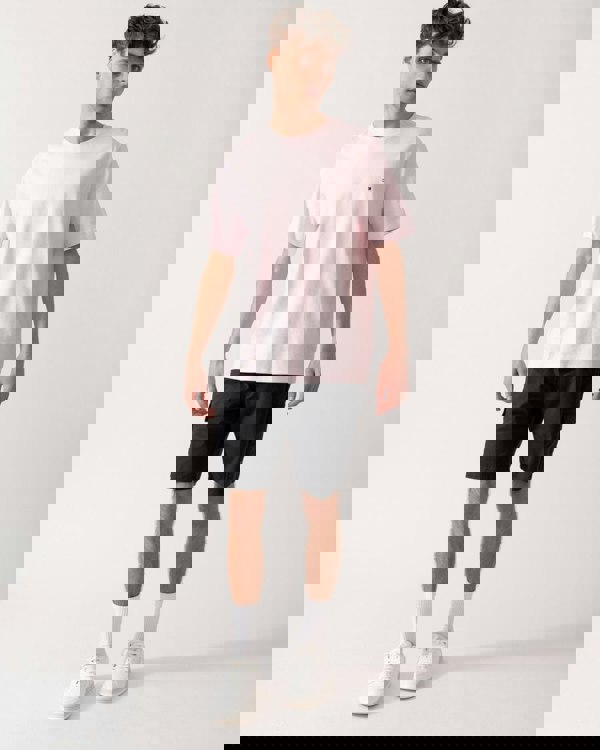 Tommy Hilfiger Essential Seasonal Regular Fit Solid Mens T-Shirt - Light Pink