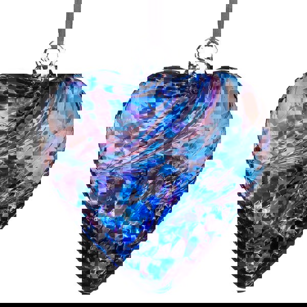 8cm Friendship Heart - Purple & Blue