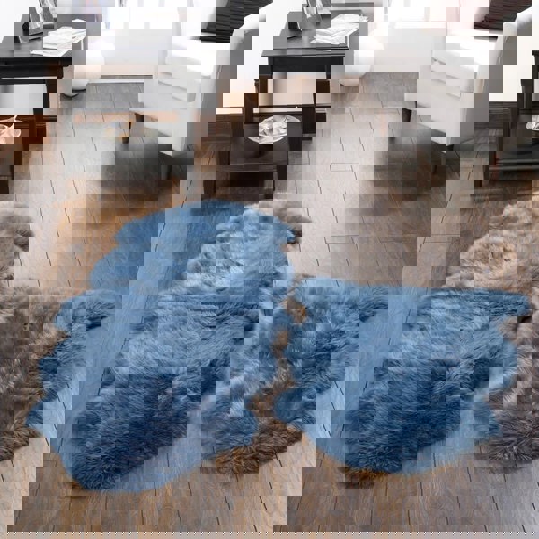 Origins Genuine Sheepskin Navy