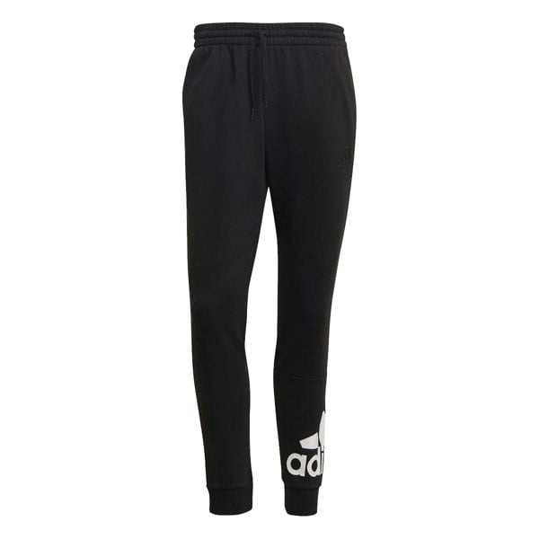 Adidas Mens Essentials Tapered Cuffed Jogging Bottoms - Black