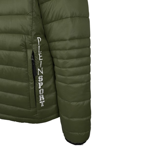 Plein Sport Plain Padded Jacket - Green