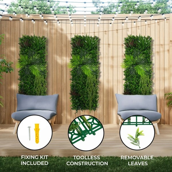 Monstershop Alina Artificial Wall Tile - 50cm x 150cm