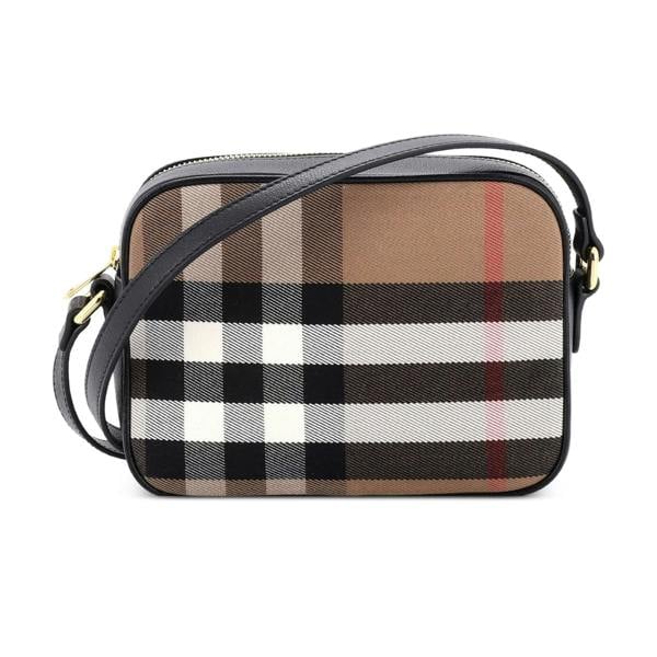 Burberry Camera Leather Cross Body Shoulder Bag Black - chancefashionco