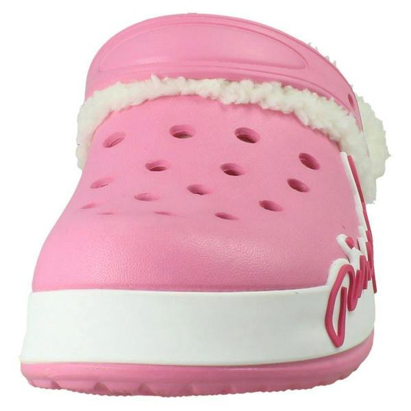 Pineapple Girls Pineapple Light Up Fluffy Lined Clogs H2719