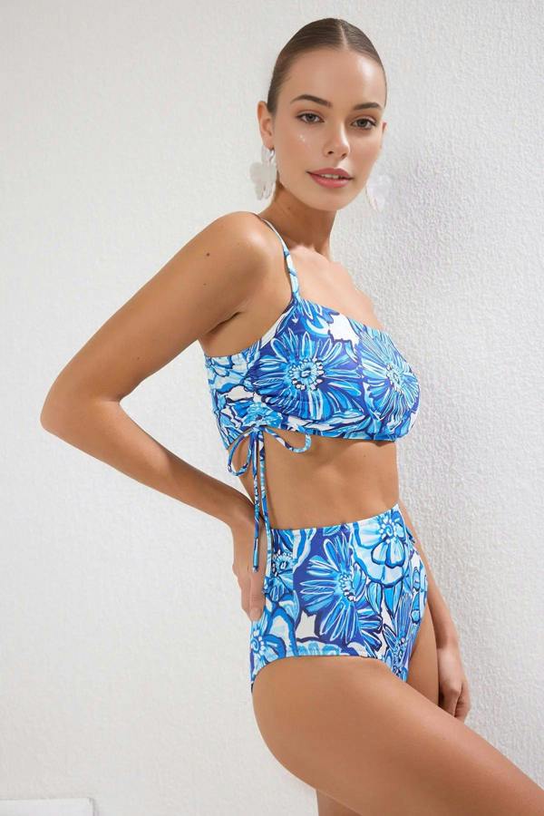 WOVCOR Tunnel Bralette Covered Bikini Top
