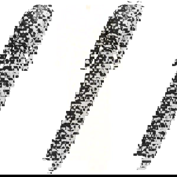 Hugo Boss Womens/Ladies Danotta Wrap Dress - Black/White - 