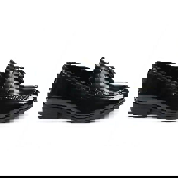 Dolcetto Men's Tassel High-Gloss Slip-On Loafers