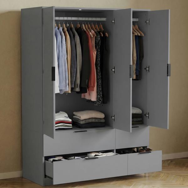 Vida Designs Trega 3 Door 4 Drawer Wardrobe
