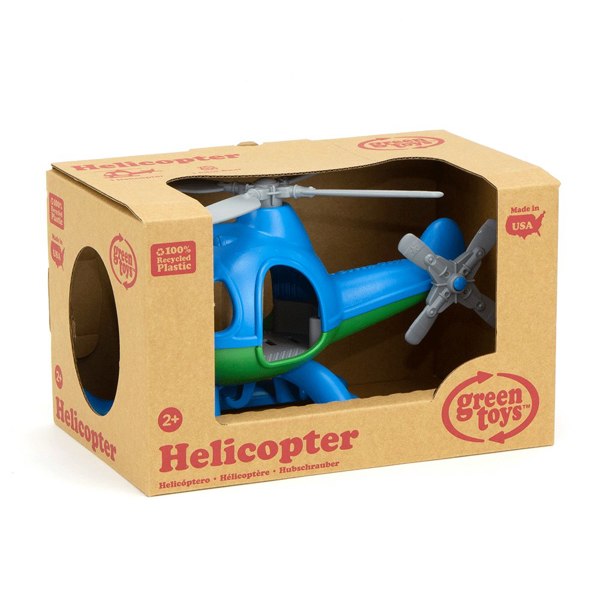 Green Toys Blue Helicopter, Made From 100% Recycled Plastic