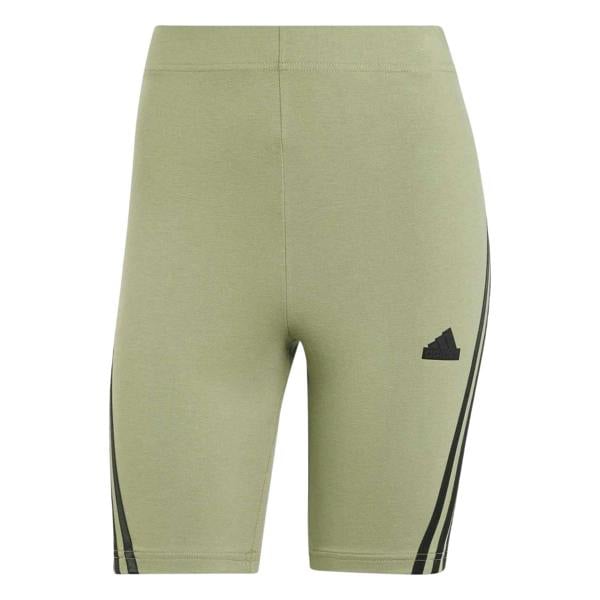 Adidas Womens/Ladies Future Icons High Waist Cycling Shorts - Green - 