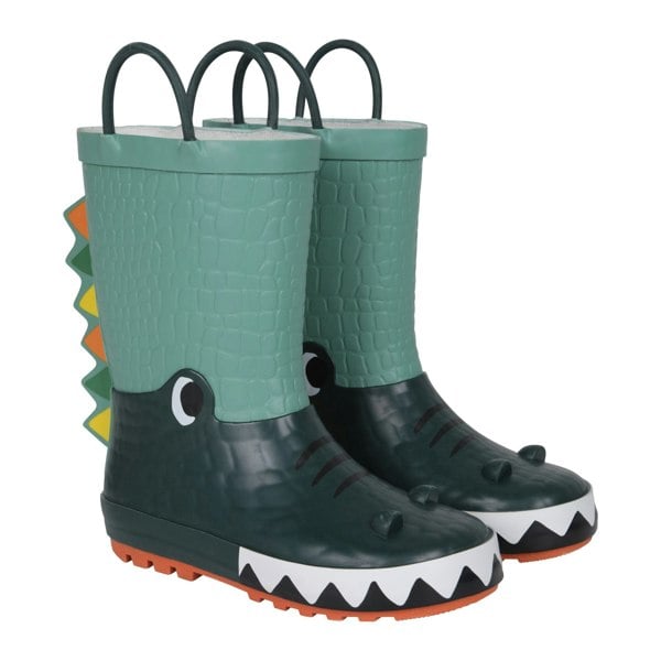 Mountain Warehouse Kids Crocodile Wellington Boots - Green