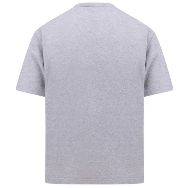 Palm Angels Plain Gothic Logo Slim Fit T-Shirt - Grey