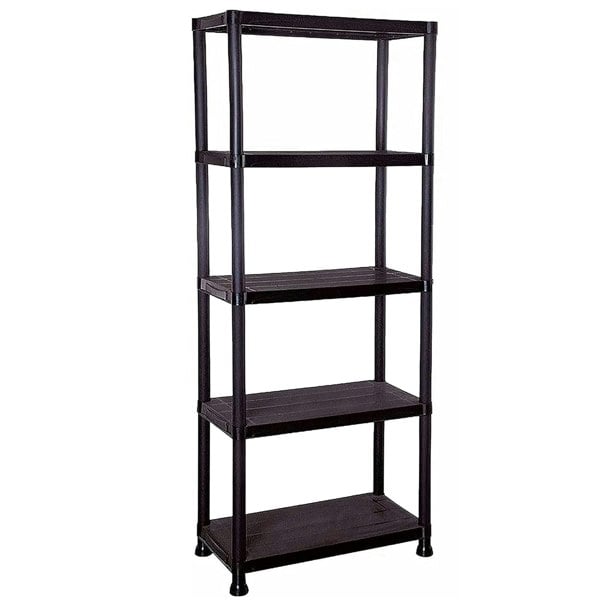 5 Tier Plastic Shelving Units Great For Storage Home & Garage