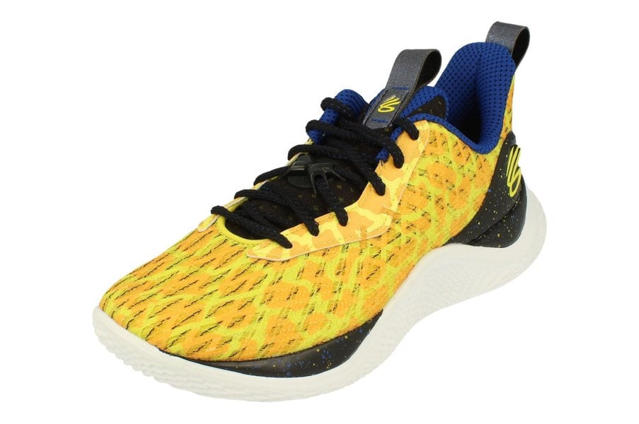 Under Armour Curry 10 Bang Bang Mens Basketball Trainers 3026272  700 - Yellow Black 700 - Photo 0