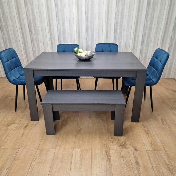 Kosy Koala Dining Table Set with 4 Chairs and a Bench Dining Room and Kitchen table set of 4