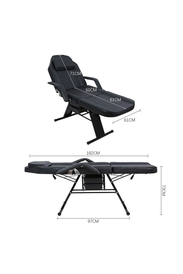 Living and Home Adjustable Portable Commercial Salon SPA Beauty Facial Bed