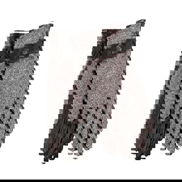 Mens Tweed Stud Gloves 