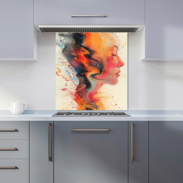 Warren Reed - Designer Geometric Vibrance Kitchen Splashback