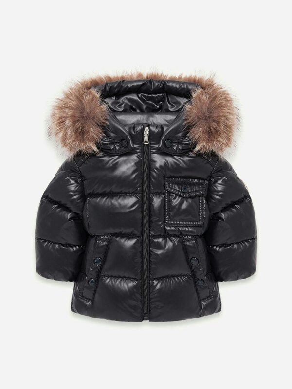Moncler Enfant Baby Boys Down Padded K2F Jacket in Navy