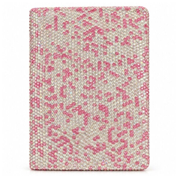 Love EMVY Sparkly Zircon Crystal Passport Holder - Pink
