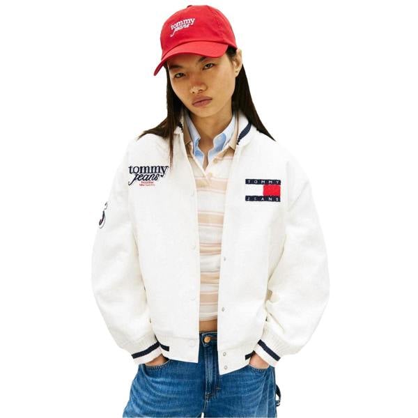 Tommy Jeans Script Cotton Logo Baseball Cap - Sapphire Red - 