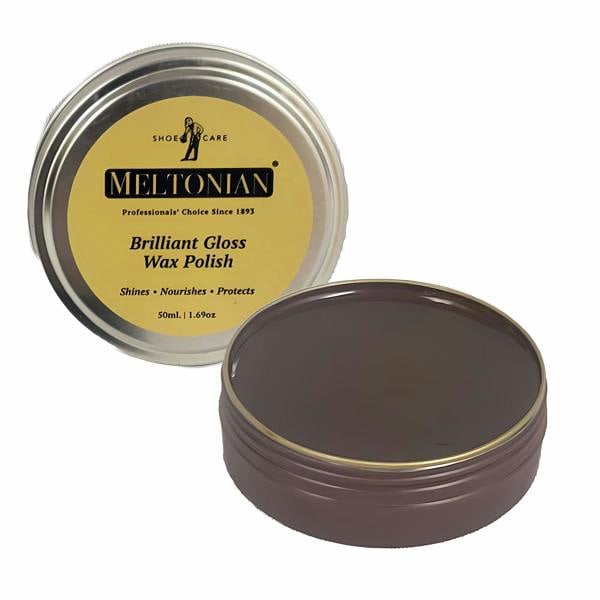 Meltonian Brilliant Gloss Wax Polish - Premium Mirror Finish for Shoes 50ml