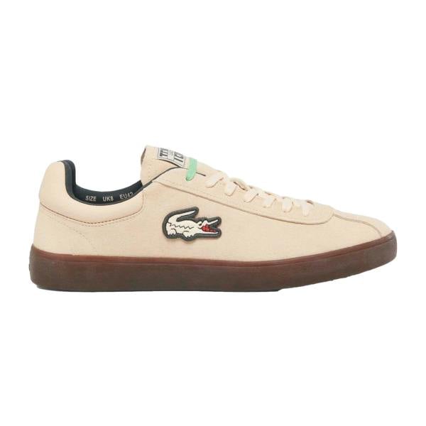 Lacoste Mens Baseshot Suede Trainers - Pink - 