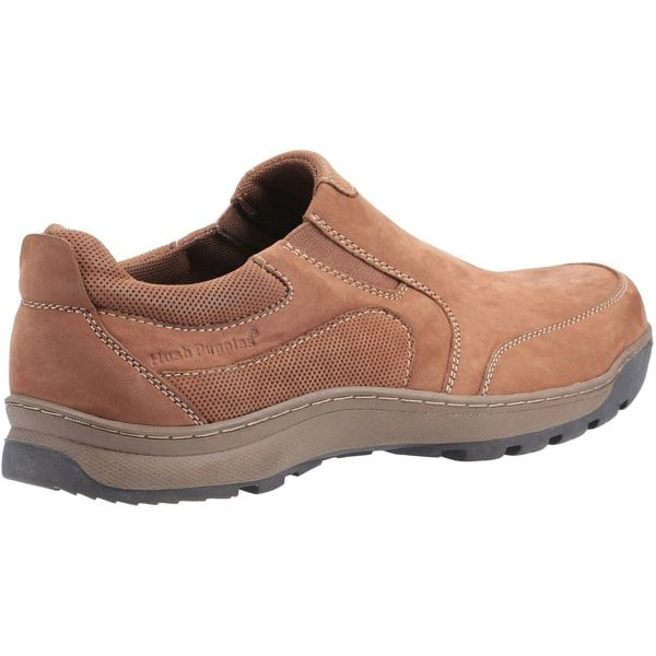 Hush Puppies Men's Jasper Nubuck Leather Slip On Shoe - Tan Nubuck