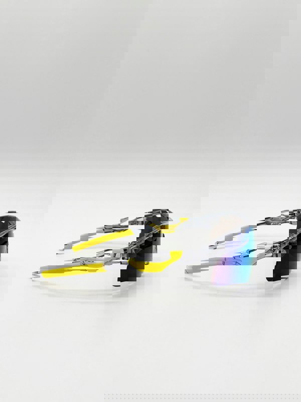 SVNX Outdoor Sports Racer Sunglasses in Multi Yellow with Hard Card