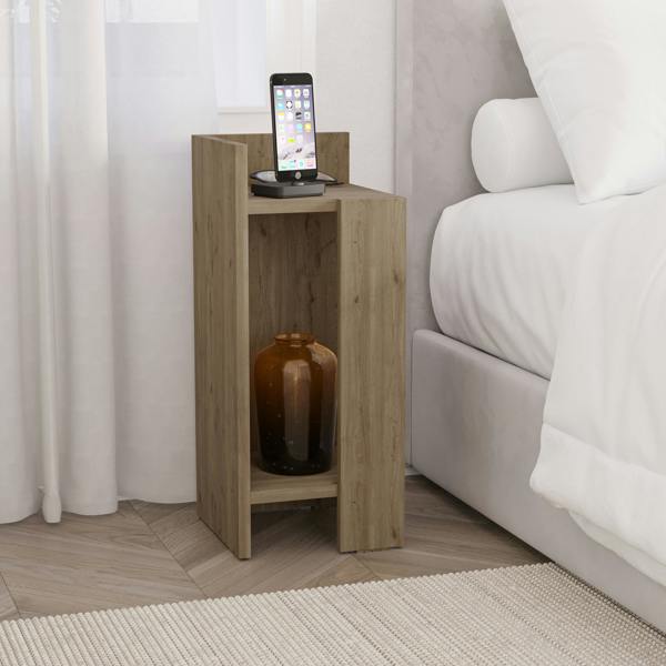 Decortie Elos Modern Bedside Table Left Module Narrow 25cm