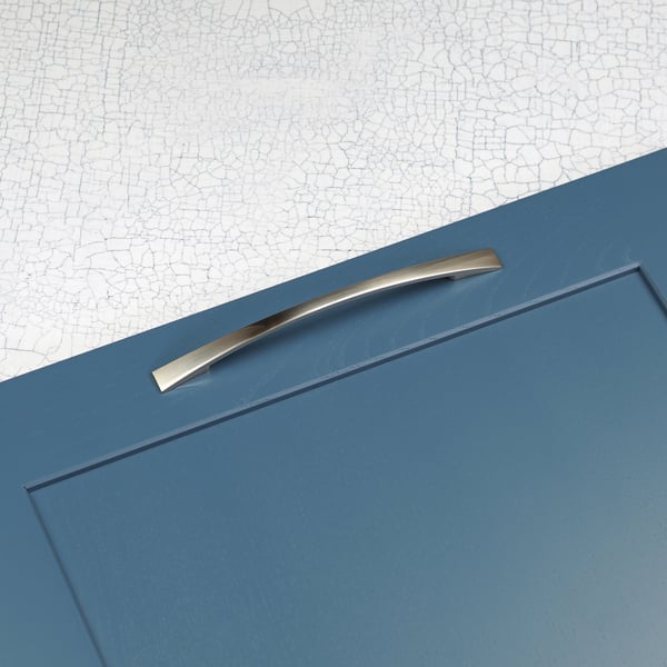 Handle & Home Brushed Nickel Bow Handles