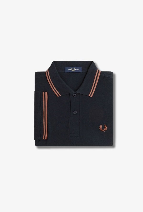 Fred Perry Men's Twin Tipped Polo Shirt - Black