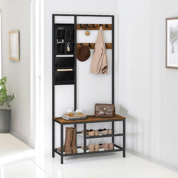 Rafaelo Mobilia Coat Rack With Shoe Storage