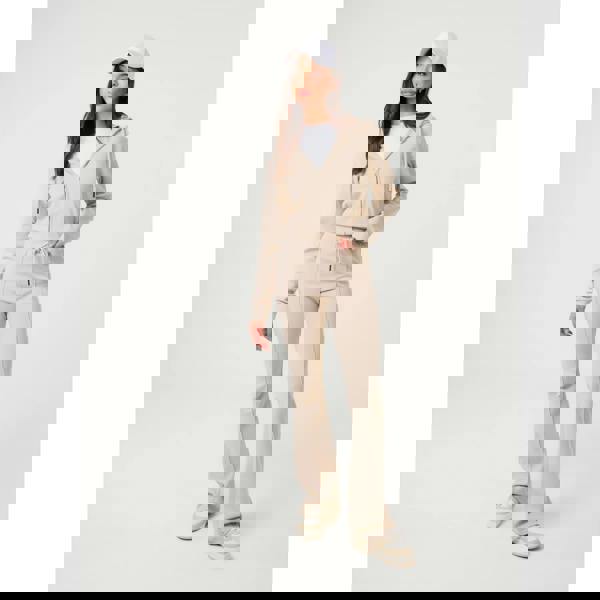 Pink Vanilla Zip Up Cropped Hoodie