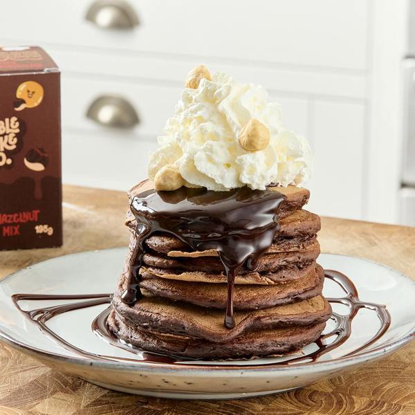 Stackable Pancake Co. CHOCOLATE HAZELNUT PANCAKE MIX –  NUTELLA STYLE
